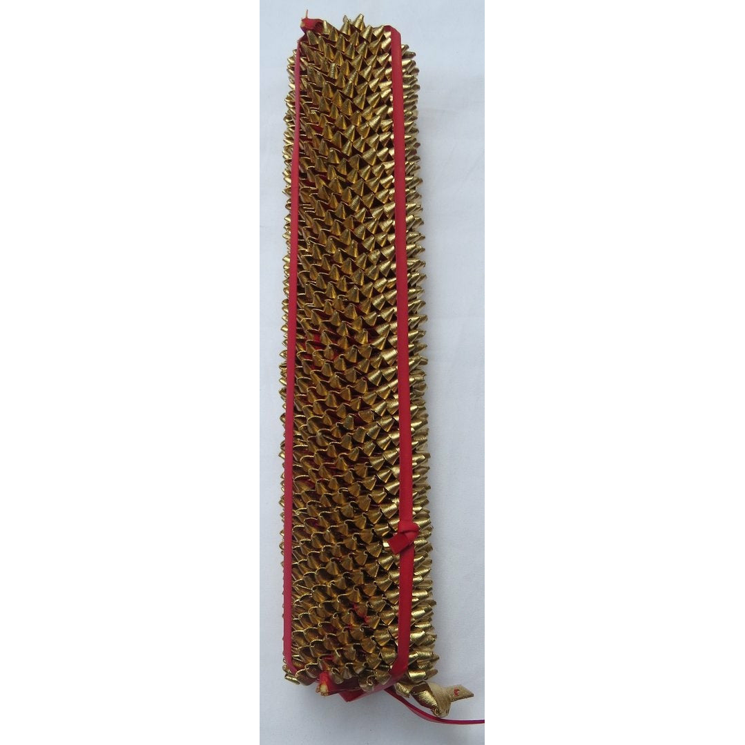Christmas garland from India - red -gold